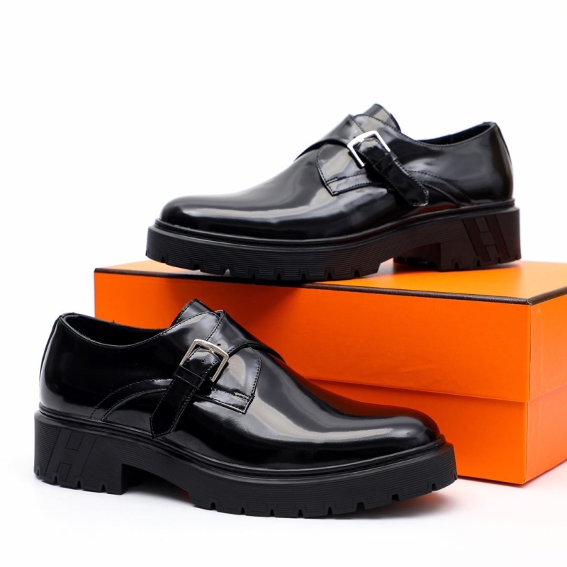 H**mes leather shoes